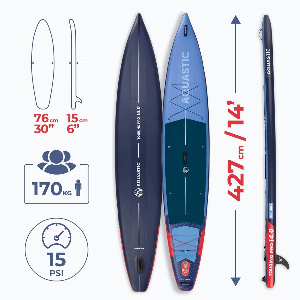 Deska SUP AQUASTIC Touring Pro 14'0