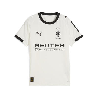 Borussia mönchengladbach 25/26 thuisshirt voor jongeren puma warm white black