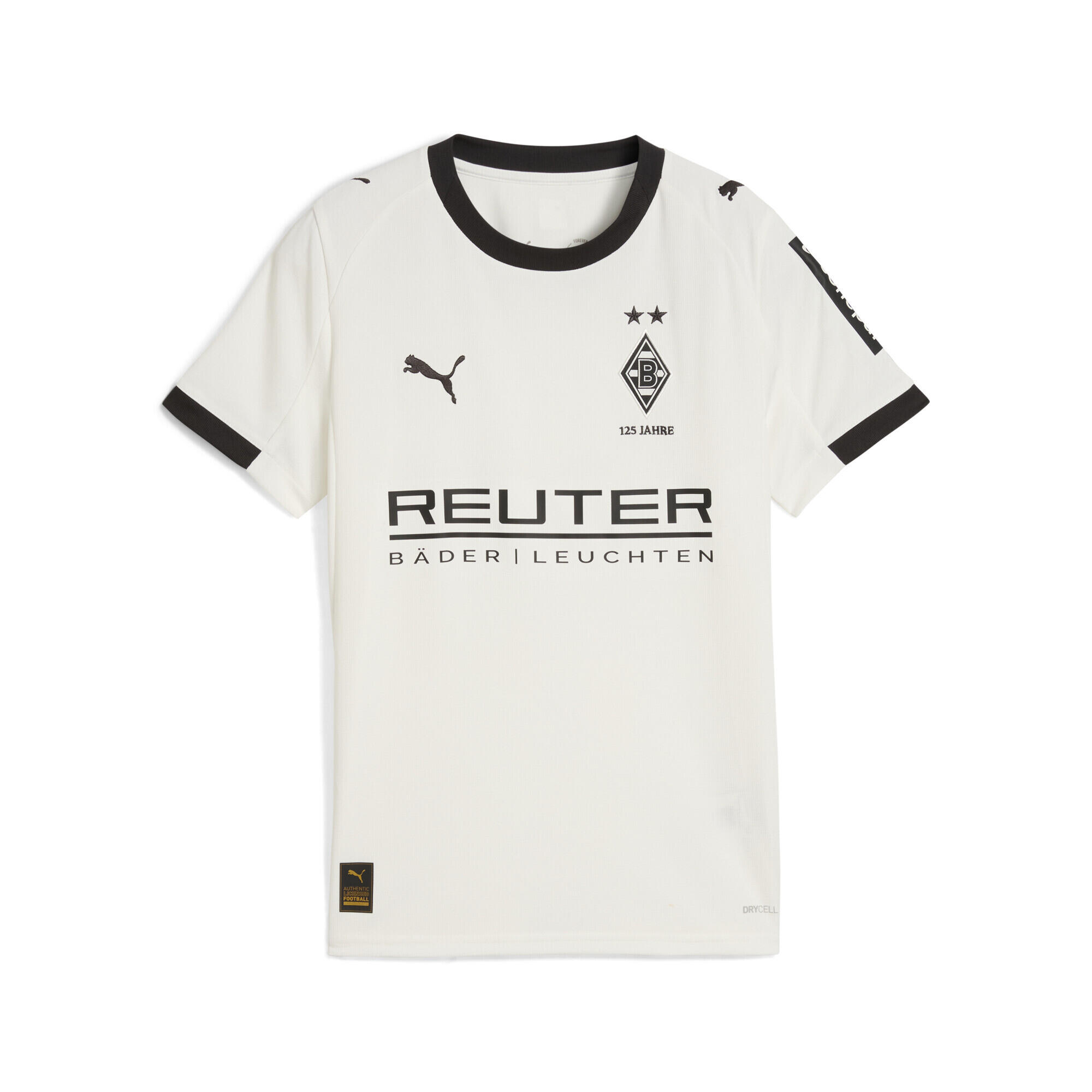 Puma - Maillot Home 25/26 Borussia Mönchengladbach Enfant Et Adolescent Puma - T-shirt Manches Courtes - Blanc|noir - Decathlon