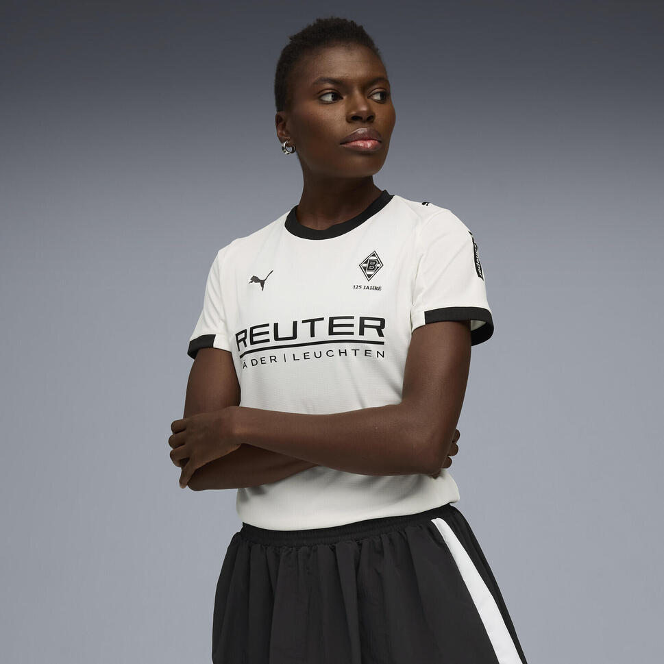 Damska koszulka domowa Borussia Mönchengladbach 25/26 PUMA Warm White Black