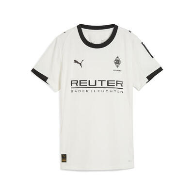 Borussia mönchengladbach 25/26 thuisshirt voor dames puma warm white black