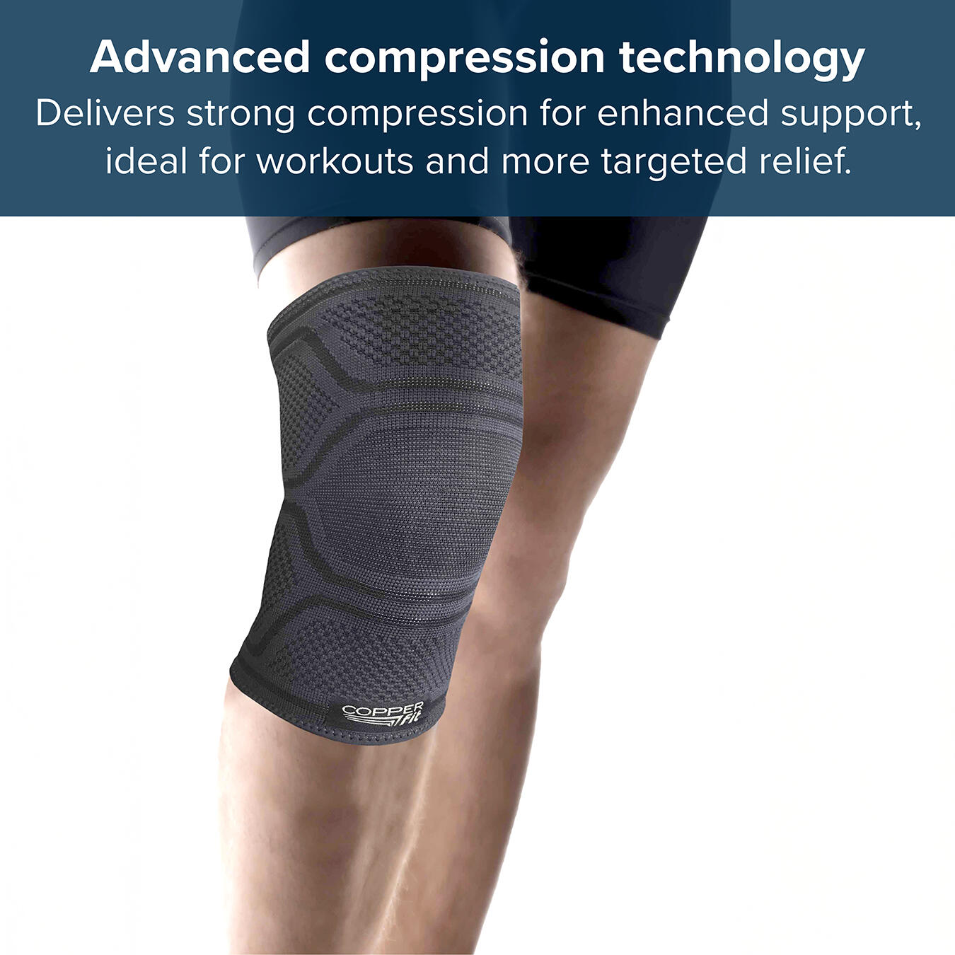Copper Fit Elite Knee Sleeve (L/XL) 2/7