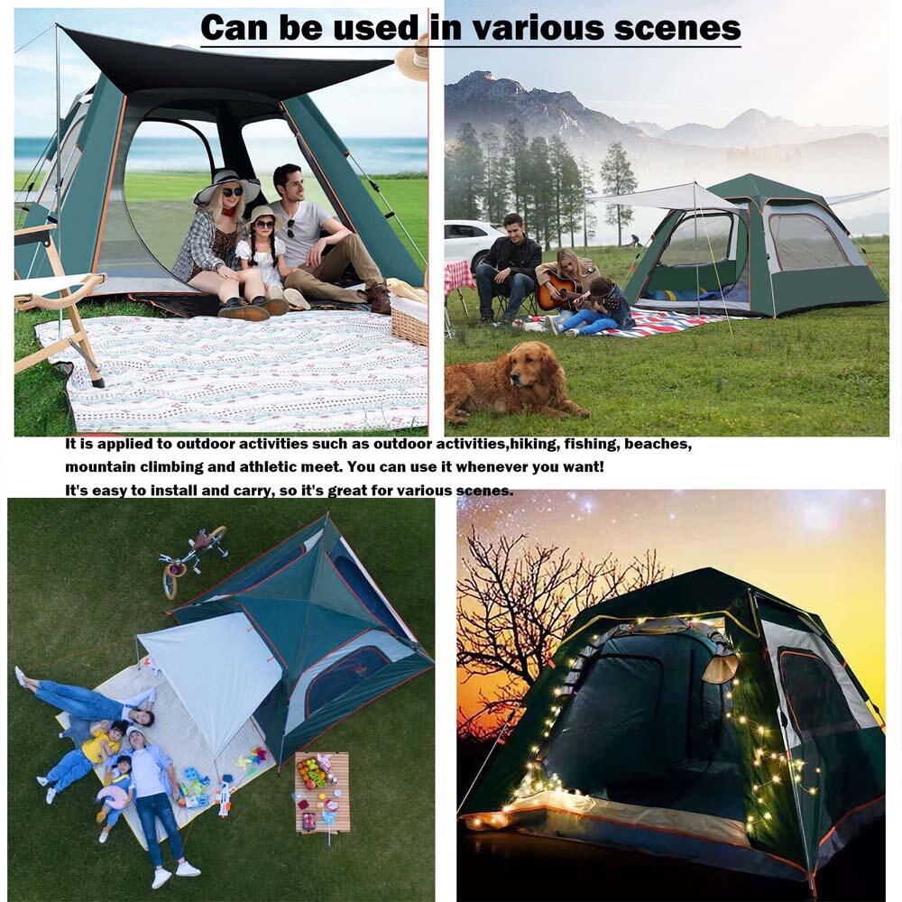 TENDA DE CAMPISMO YOURFIT PARA 3-5 PESSOAS 240X180X180cm 2/7