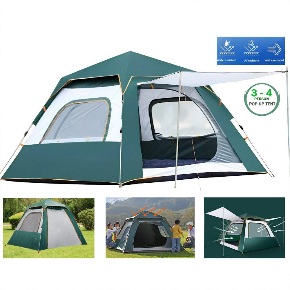 TENDA DE CAMPISMO YOURFIT PARA 3-5 PESSOAS 240X180X180cm 3/7