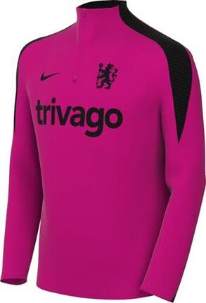 Haut d'entraînement NIKE Chelsea FC pour enfants en Rose/Noir