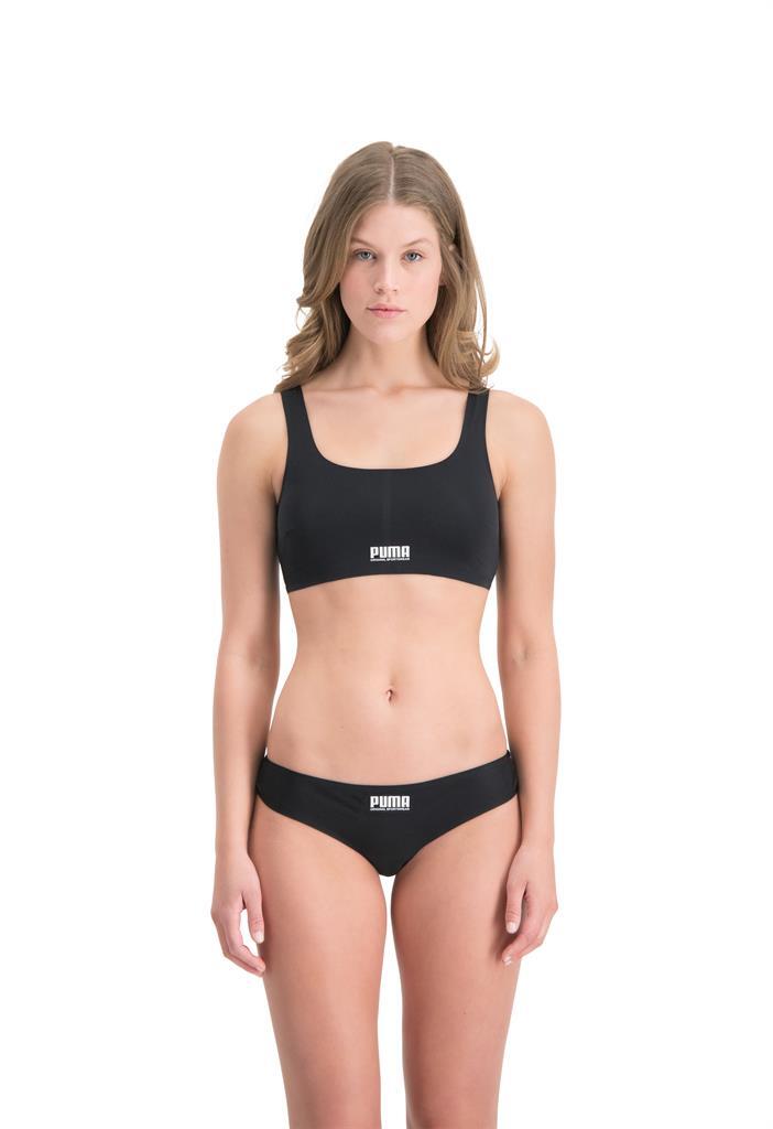 Puma Dames Sporty Padded Top Zwart 2/7