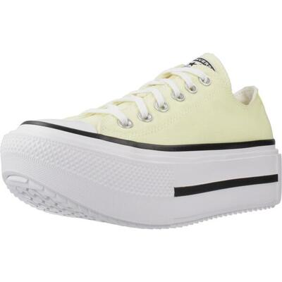 Sneakers converse model chuck taylor all star lift double stack ox kleur geel