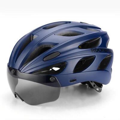Rockbros fietshelm met bril 57-62cm