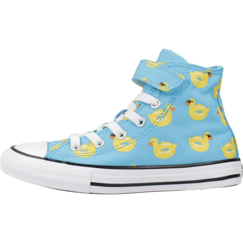 Baskets Converse Modèle Chuck Taylor All Star 1v Hi Couleur Bleu 2/5