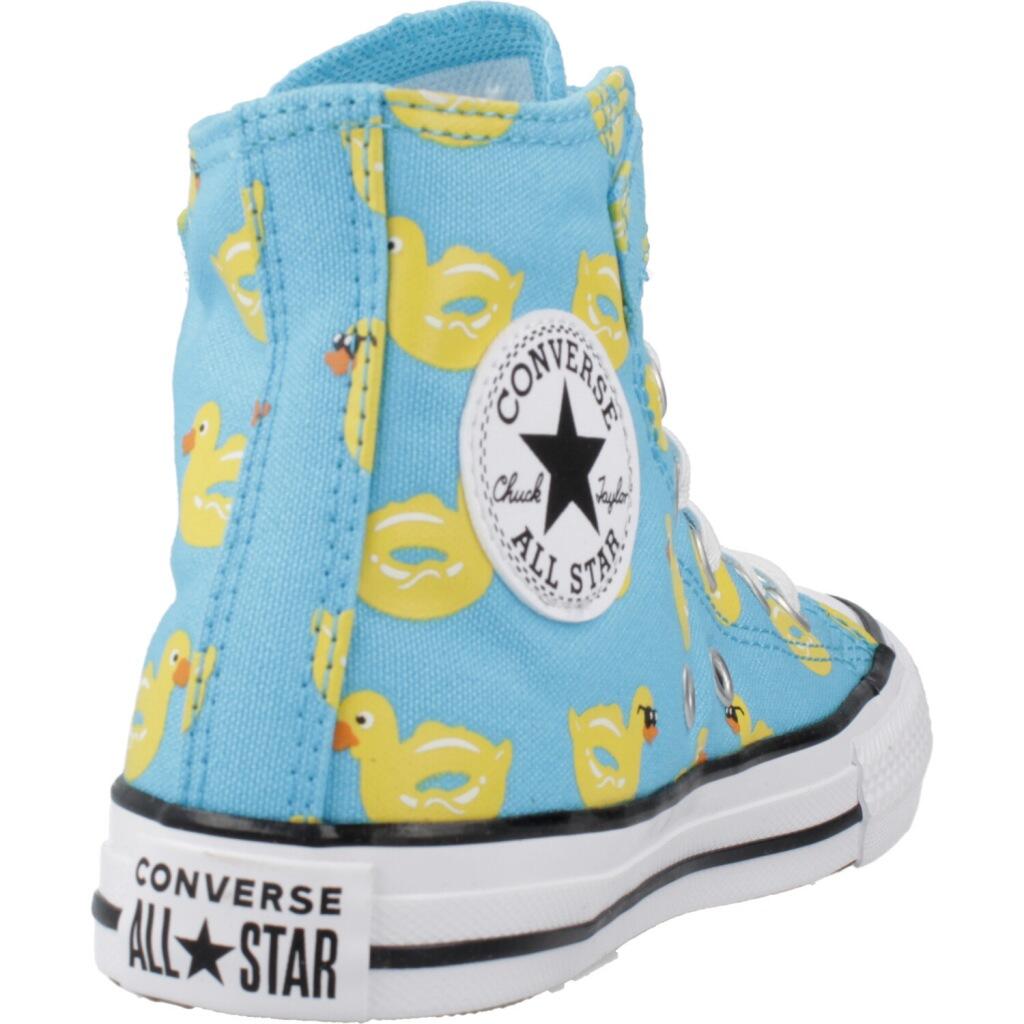 Baskets Converse Modèle Chuck Taylor All Star 1v Hi Couleur Bleu 3/5
