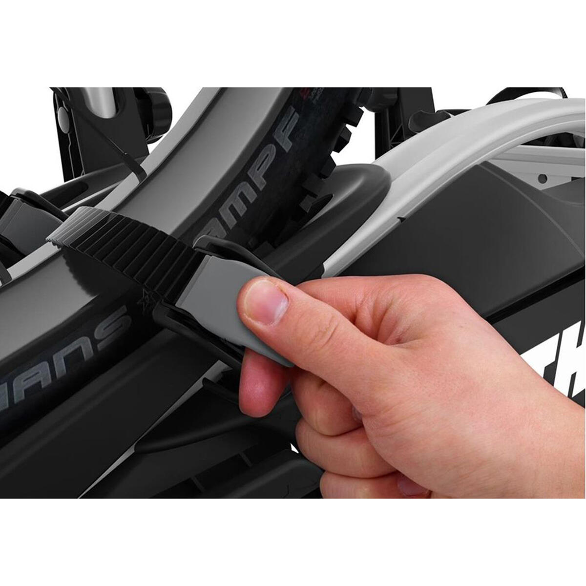 Porte-vélo sur boule d’attelage Thule VeloCompact 13-pin 2 bikes Aluminium 6/7