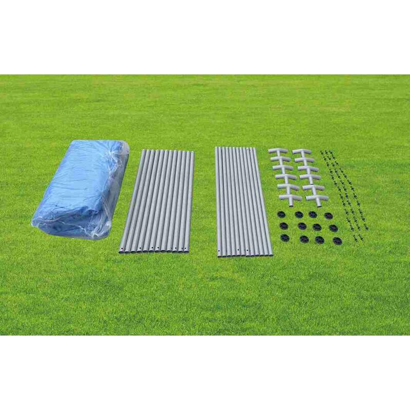 Piscina cu cadru metalic Avenli 450cmx122cm, albastra. pompa cu filtru inclusa