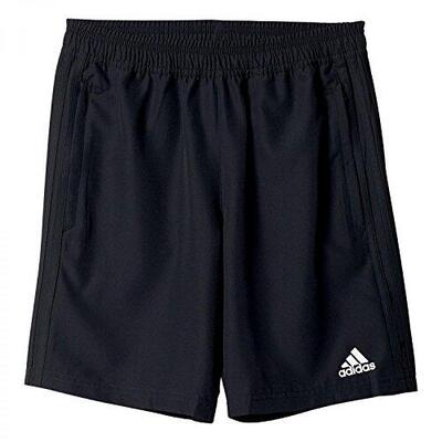 Shorts Adidas Tiro 17 Woven per Bambini Nero/Bianco Taglia 152