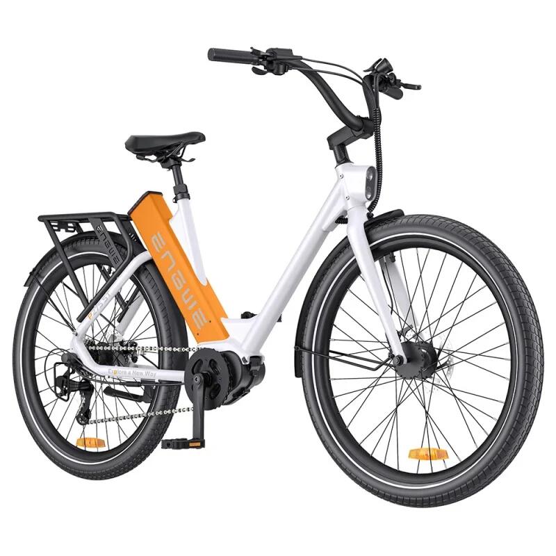 Bicicleta elétrica engwe p275 st com motor central de 250 w, 36 v e 19,2 ah