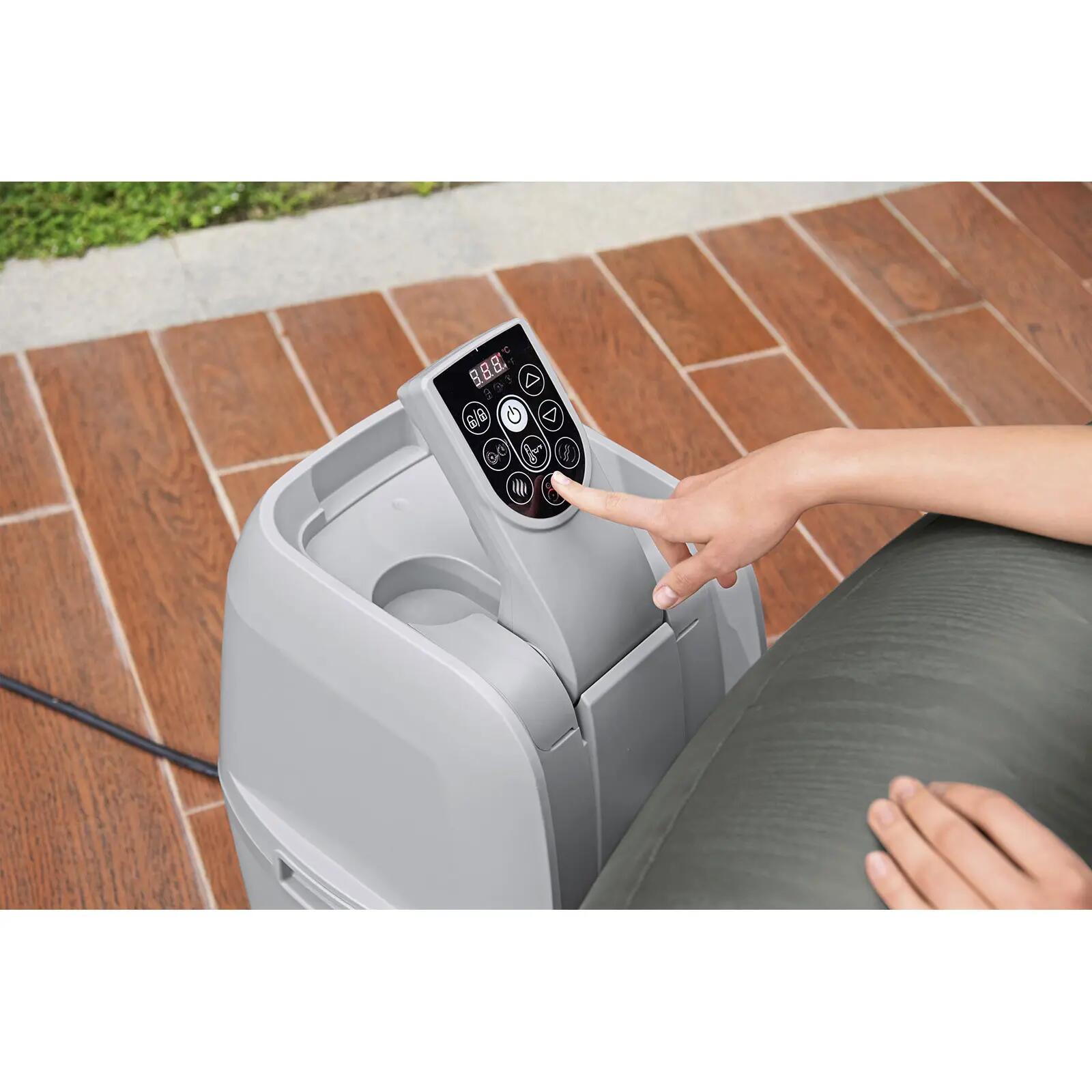 Bestway Spa gonflable ovale Lay-Z-Spa Mauritius AirJet avec WiFi 5-7 personnes 2/10