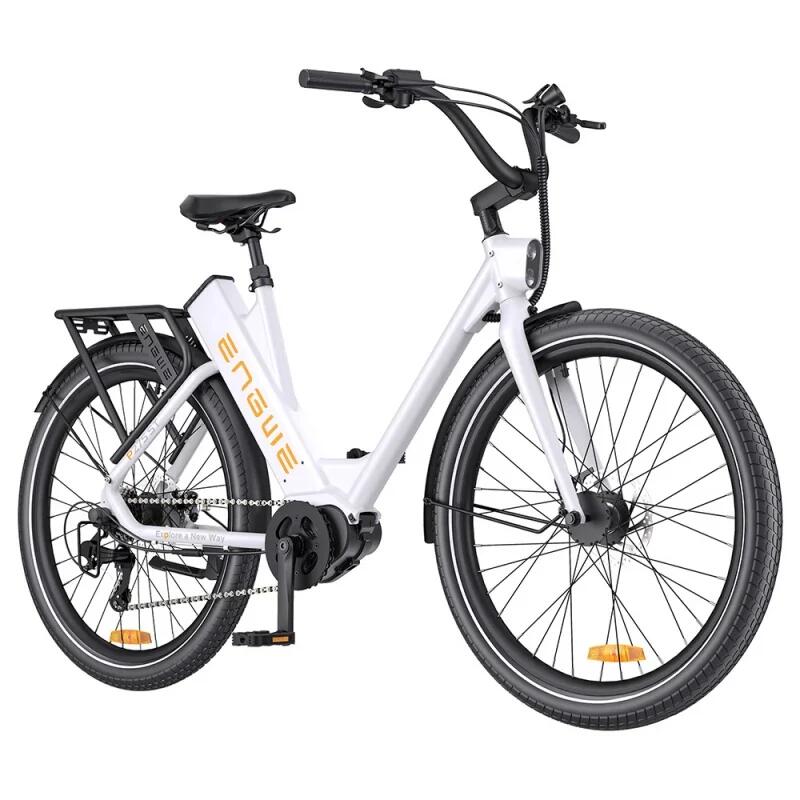 Engwe - Vélo Électrique Engwe P275 St 250 W À Moteur Central, 36 V, 19,2 Ah - Vélo Ville - Blanc - Decathlon