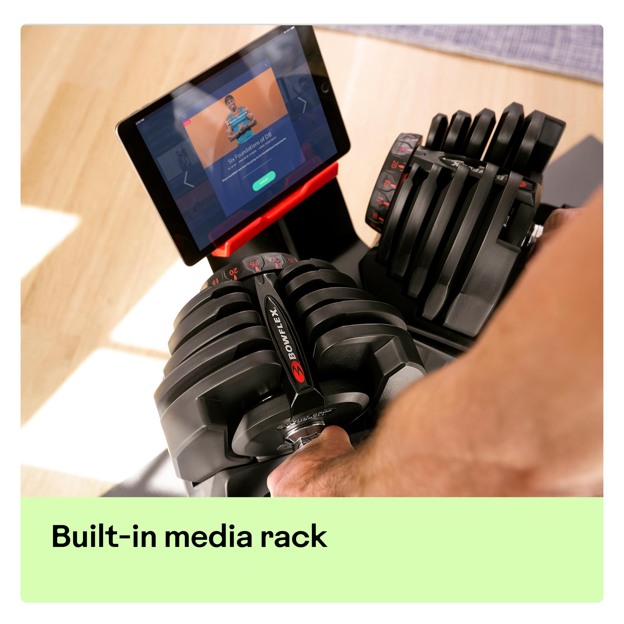 Bowflex – Paire d’haltères réglables SelectTech 552i avec support 3/8