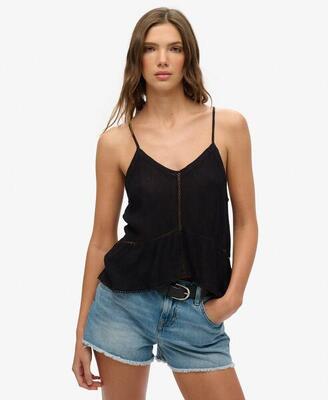 Top cami met kanten afwerking