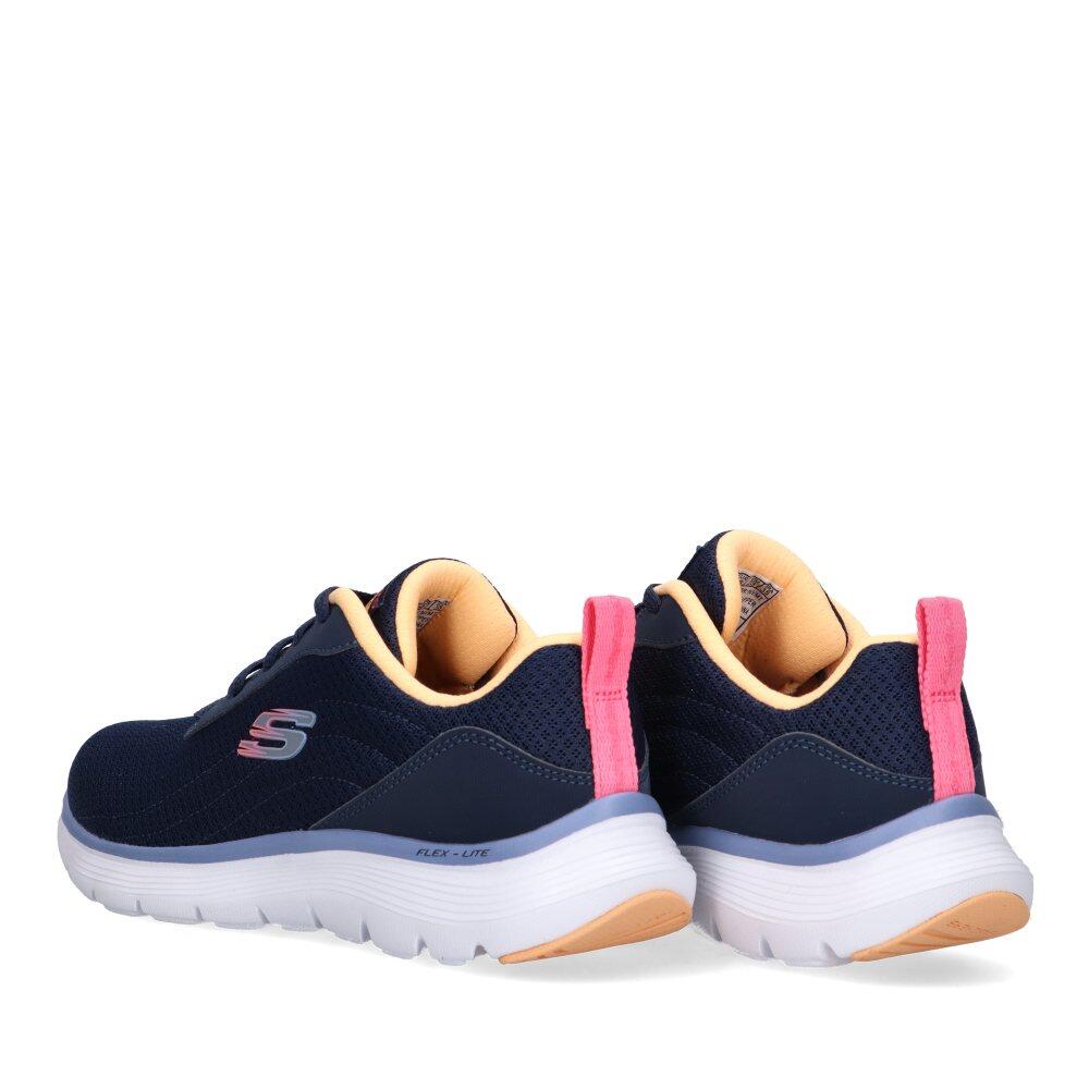 Deportivas Cómodas Mujer Suela Plana - Modelo 150200 Marino 4/6
