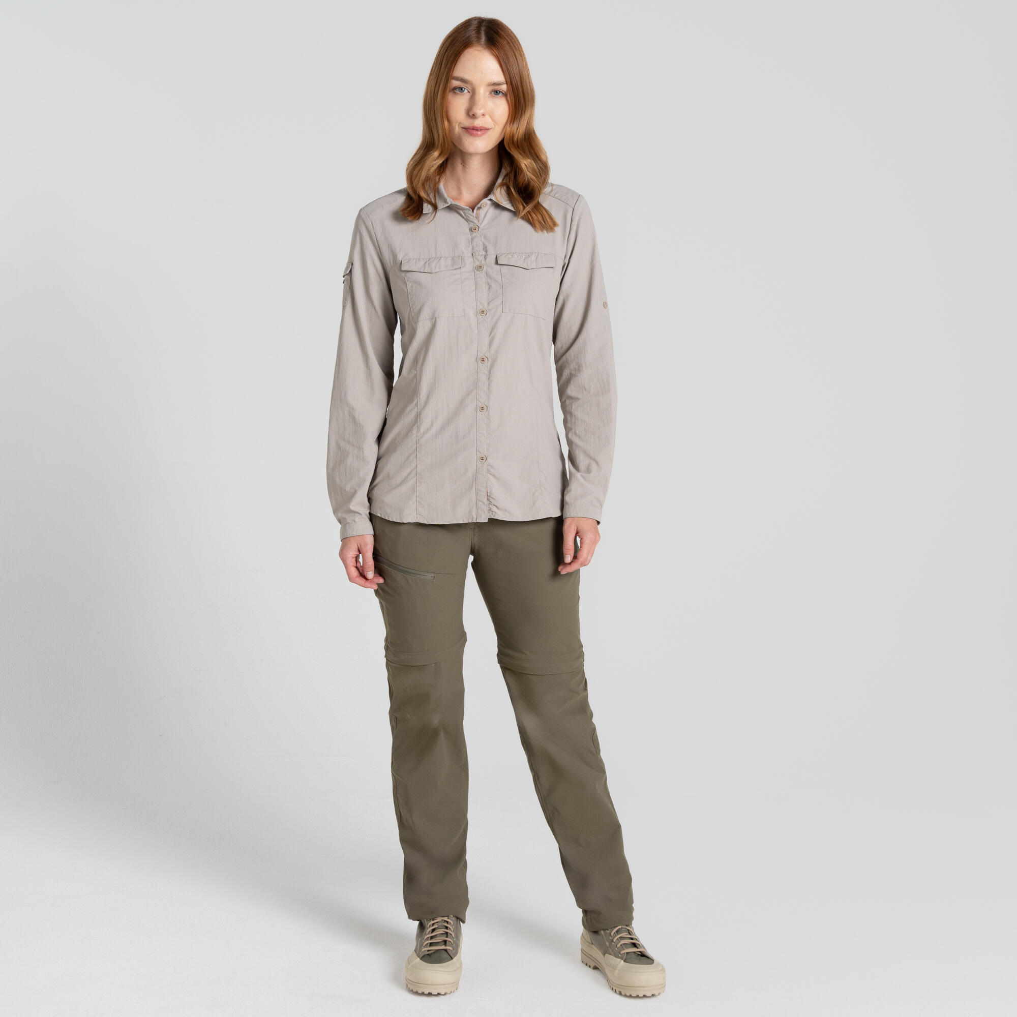 Langarm-Bluse Damen Craghoppers NosiLife Adventure III 5/7