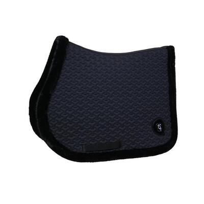 Schabrake Fake Fur Plaited Quilt Dressur alt rosa