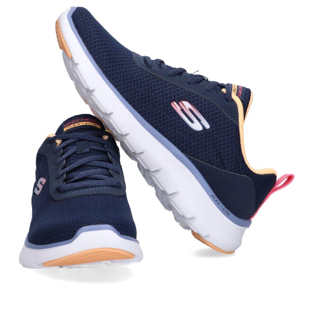 Deportivas Cómodas Mujer Suela Plana - Modelo 150200 Marino 5/6