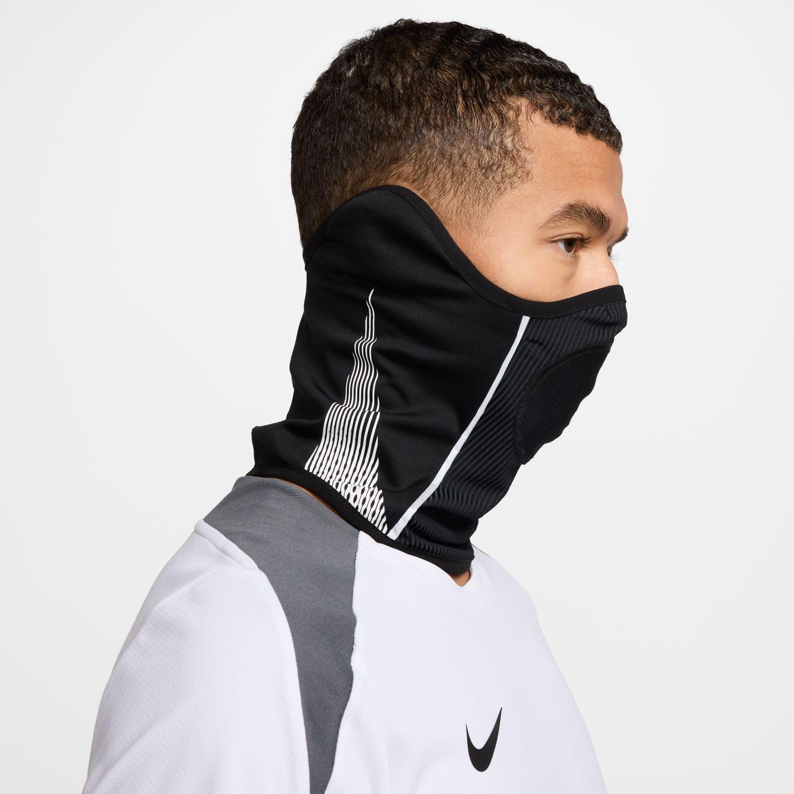 Nike Chaussettes Snood Dri-FIT pour Hommes Noir/Blanc, Taille L 2/2