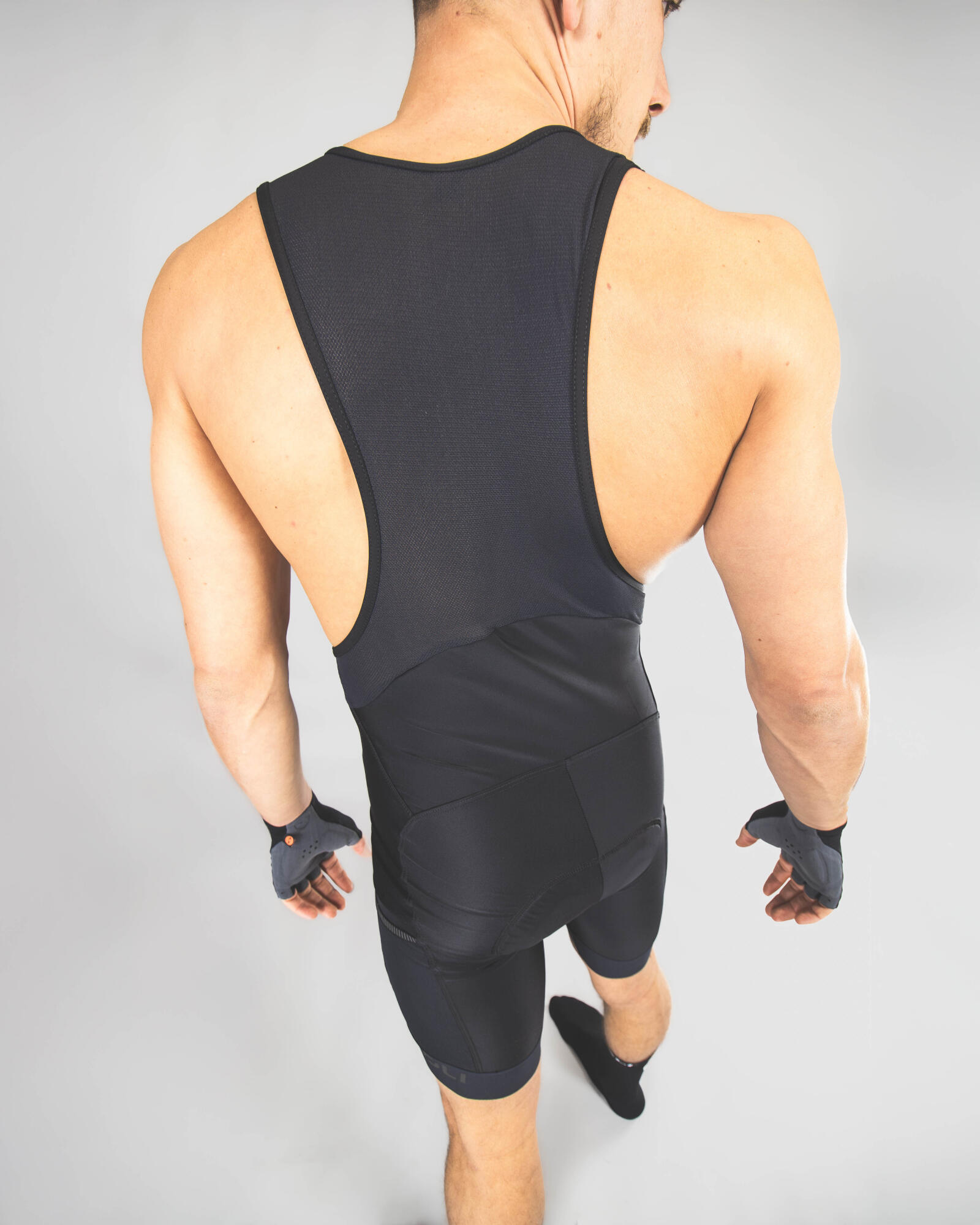 Gravel fietsshort met bretellen uniseks - GABIN 3/6