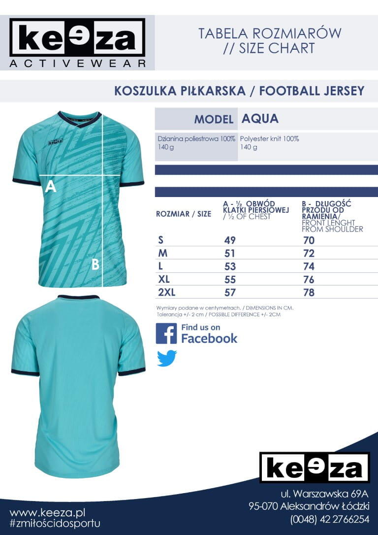 Komplet piłkarski Keeza Aqua 6/7
