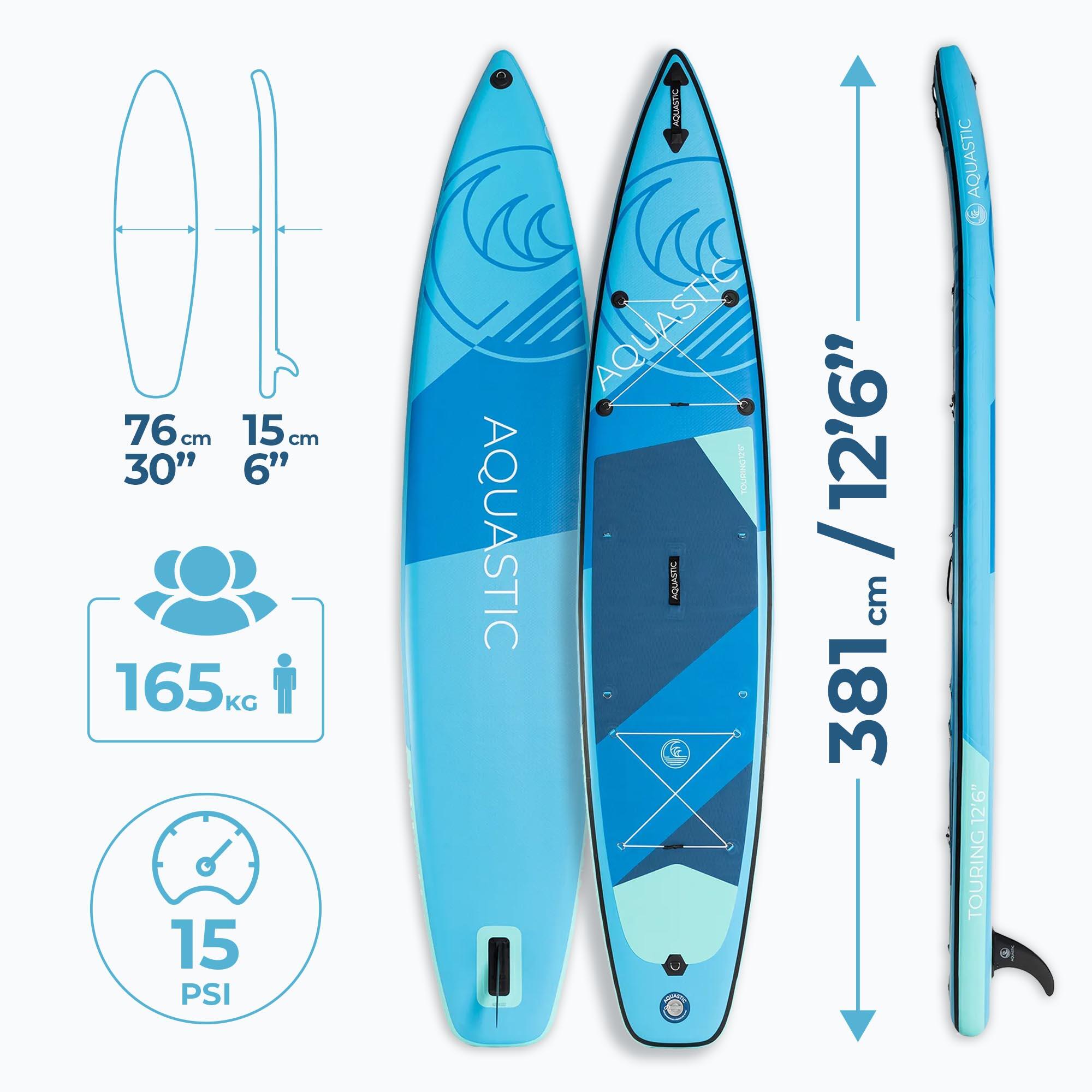 AQUASTIC Touring 12'6" SUP-Board 3/7