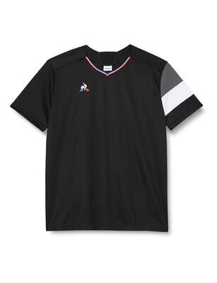 Le Coq Sportif N°5 Maglietta Premium Nera per Donna