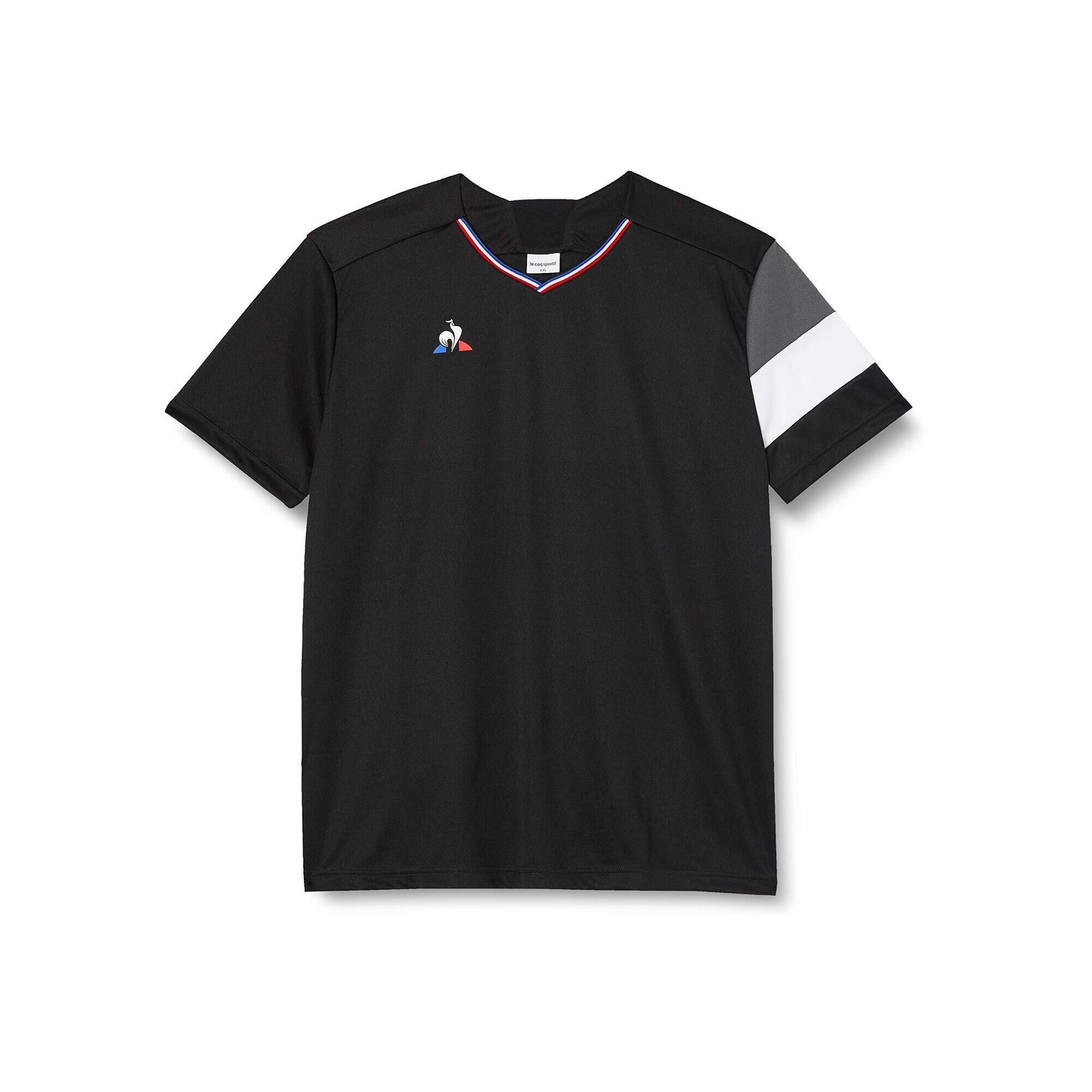 Le Coq Sportif - Le Coq Sportif N°5 T-shirt Premium Noir Pour Femmes - T-shirt Manches Courtes - Noir - Decathlon