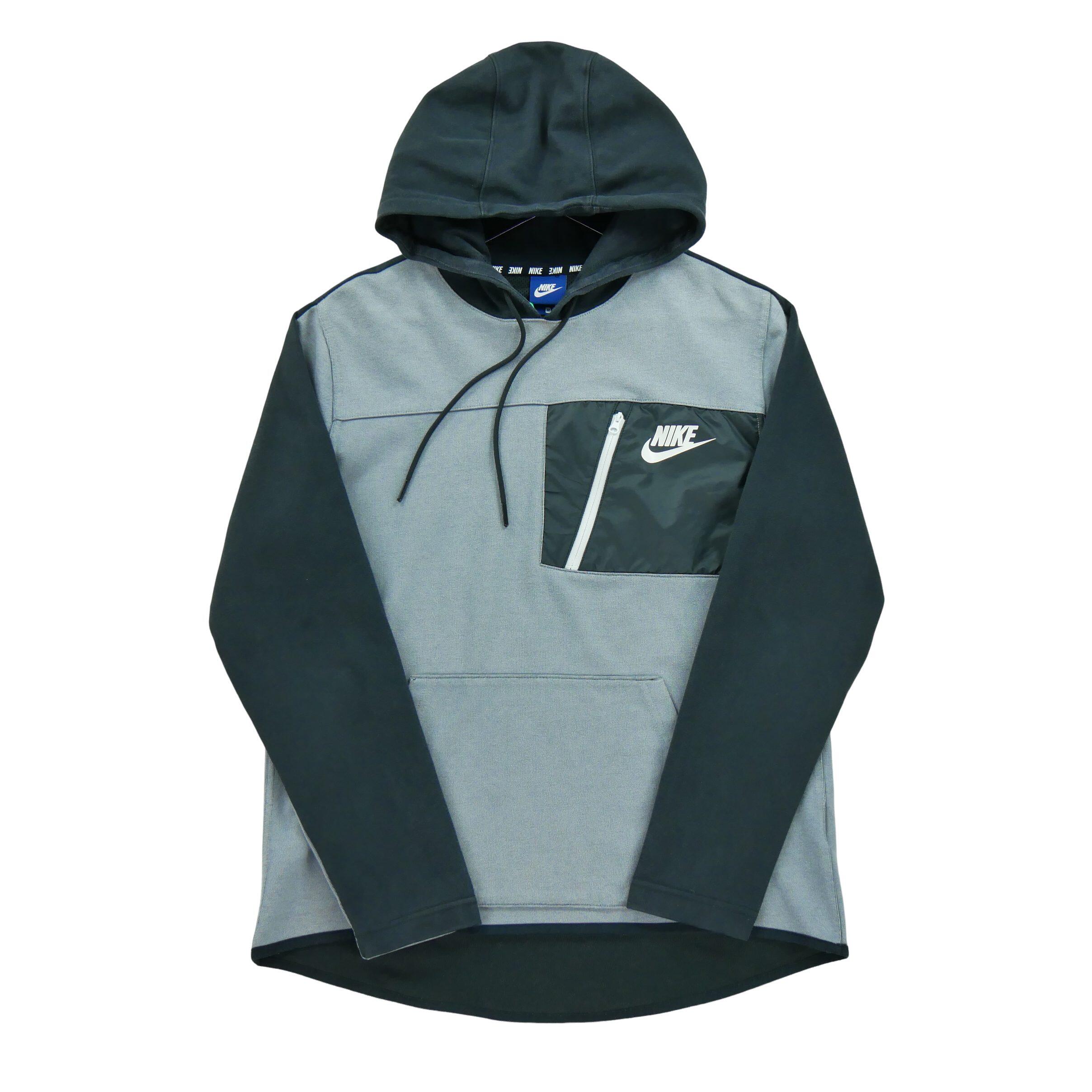 NIKE Segunda Vida - Sudadera con capucha para hombre gris - Muy Bueno