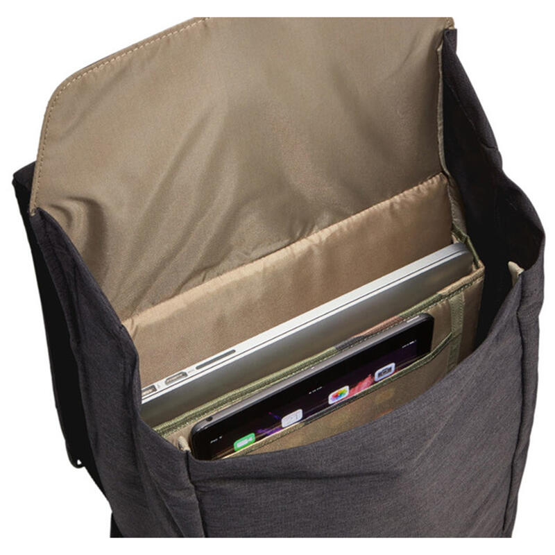 Rucsac urban cu compartiment laptop, Thule, Lithos, 16L, Black