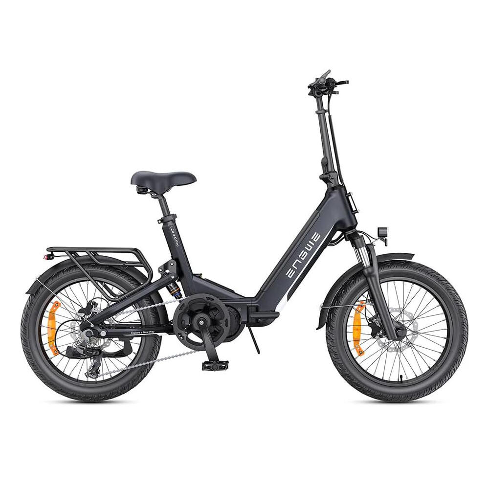 Engwe - Vélo Électrique Engwe L20 3.0 Pro Avec Moteur Central Et Batterie 48 V 15 Ah - Vélo Pliant - Noir - 160 Cm - Decathlon