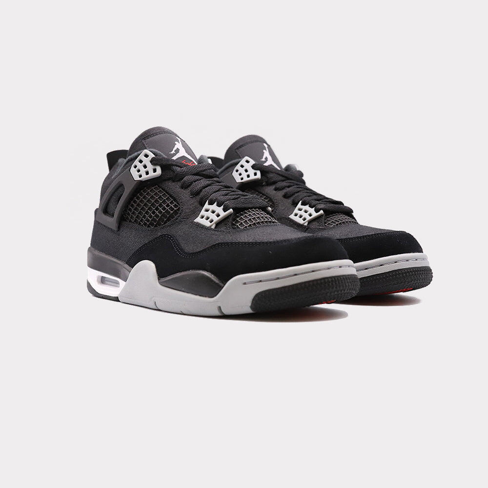 scarpe - sport - uomo - mid-top canvas - AJ4 SE - nero, cremisi 2/5