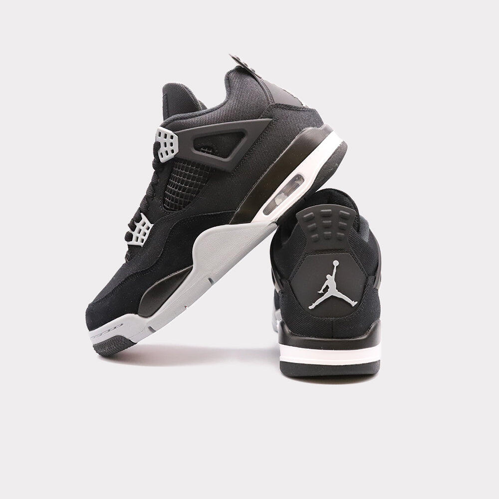 scarpe - sport - uomo - mid-top canvas - AJ4 SE - nero, cremisi 3/5