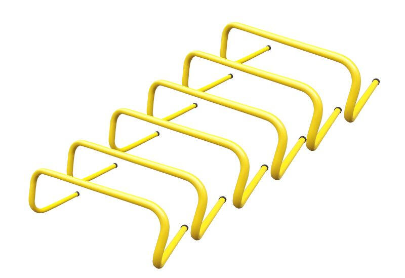 Set 6 obstacole antrenament Anastasia Sport, inaltime 15 cm, metalice