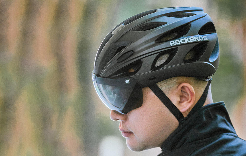 ROCKBROS Casco da Bici con Occhiali 57-62cm 5/5
