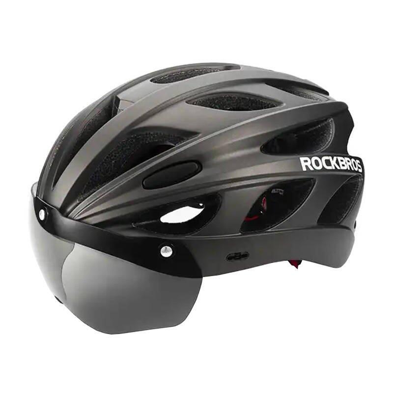 ROCKBROS ROCKBROS Capacete de Bicicleta com Óculos 57-62cm