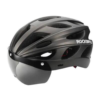 Rockbros fietshelm met bril 57-62cm