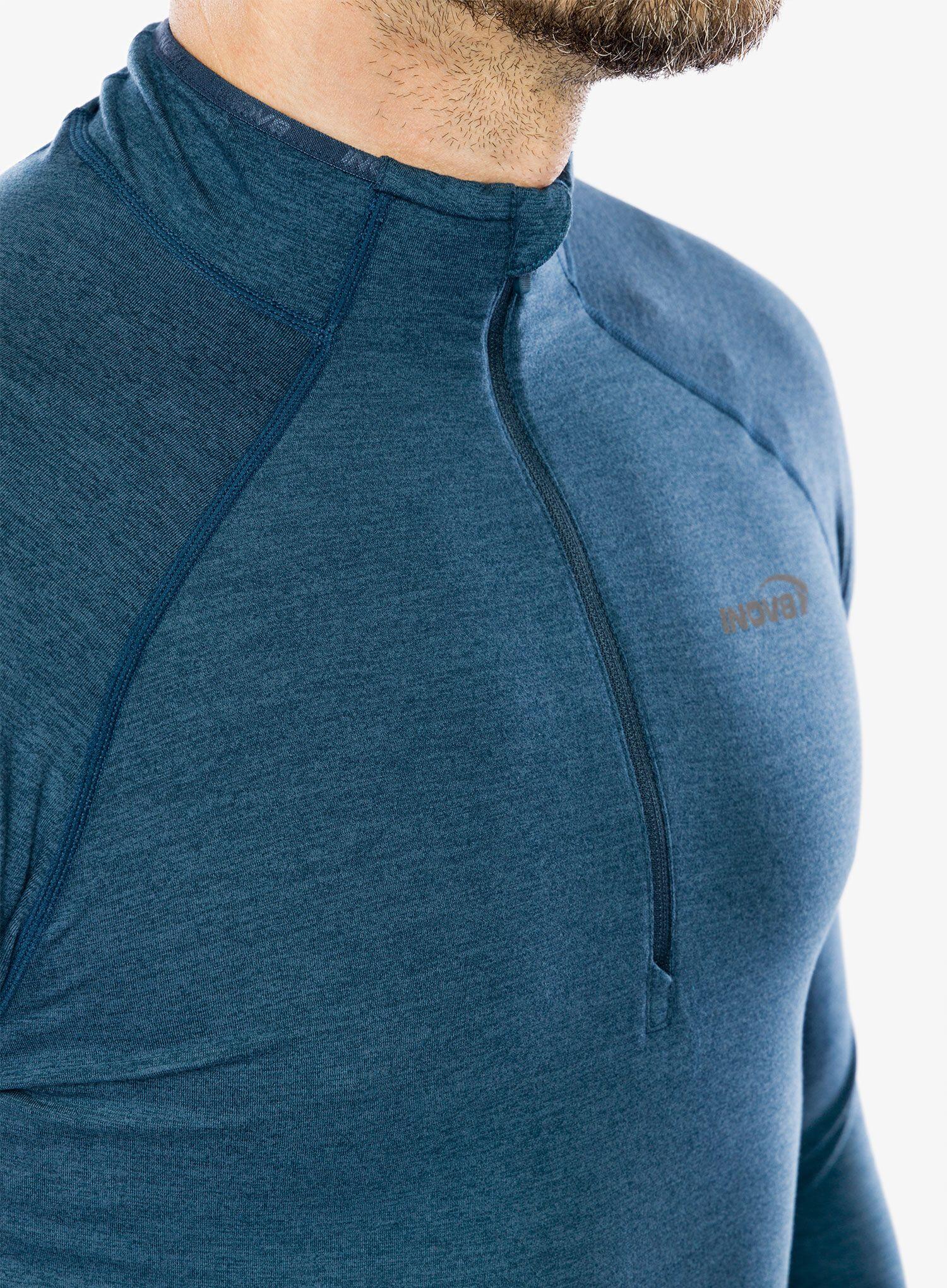 Camiseta Inov-8 Train Elite Azul Hombre 1/2 cremallera 6/6
