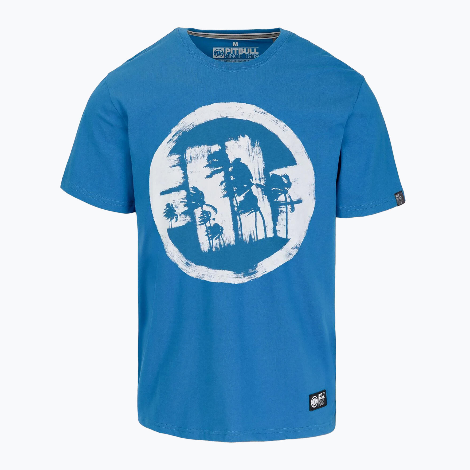 Pitbull Logo Palmen Herren T-Shirt 4/5