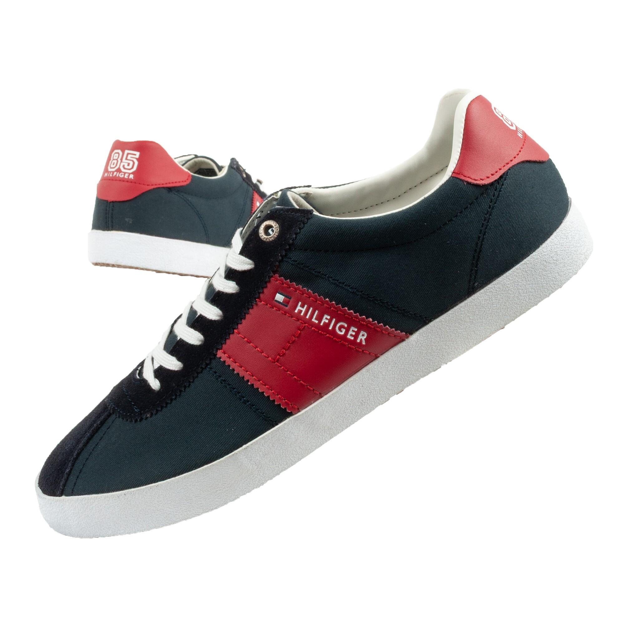 Tommy Hilfiger - Chaussures De Sport Baskets De Marche Pour Hommes Tommy Hilfiger - Baskets - Bleu|rouge - Decathlon
