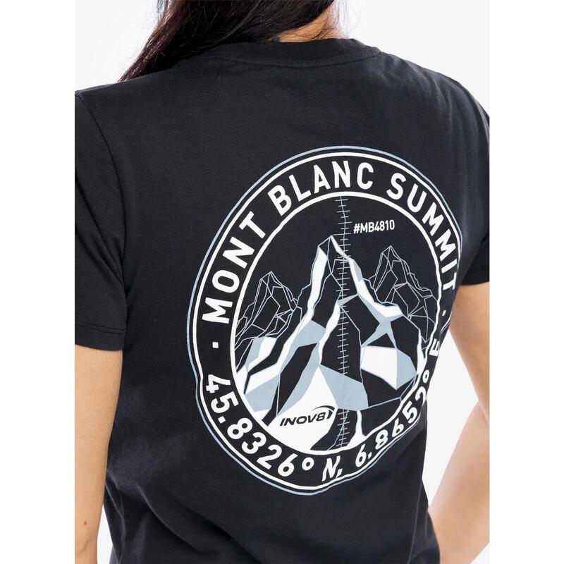 Koszulka bawełniana damska Inov-8 Graphic T-Shirt Mont Blanc