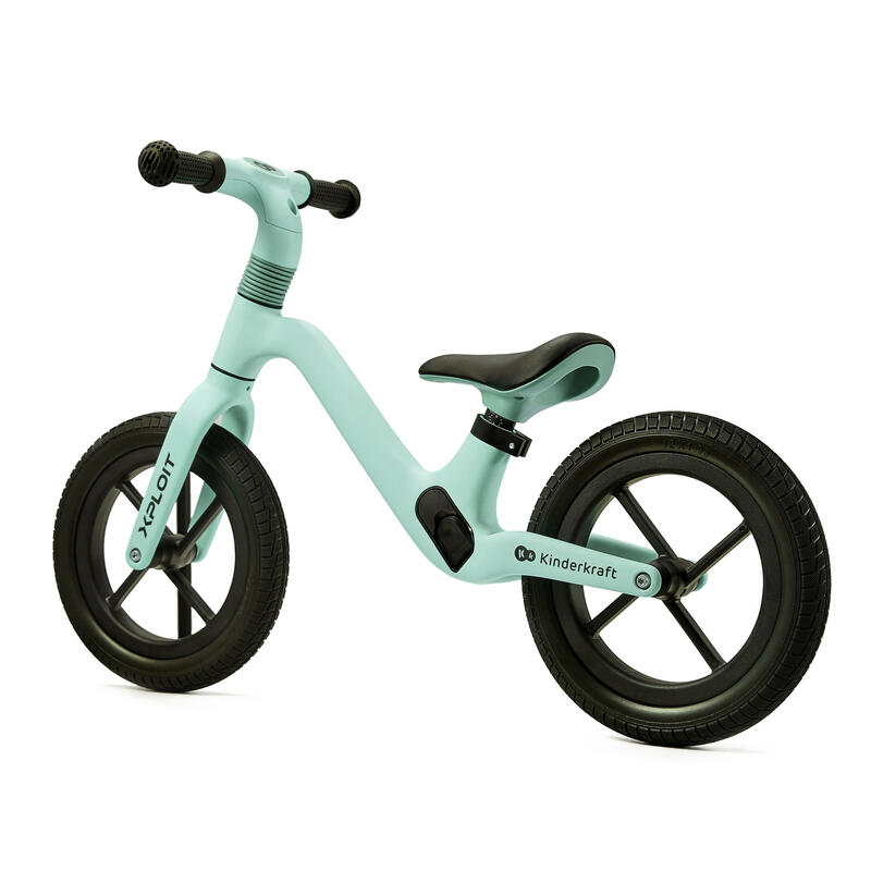 Bicicleta fara pedale Kinderkraft, Xploit, 12 inch, Turcoaz