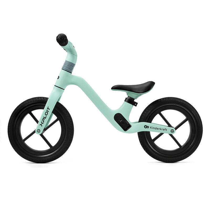Bicicleta fara pedale Kinderkraft, Xploit, 12 inch, Turcoaz