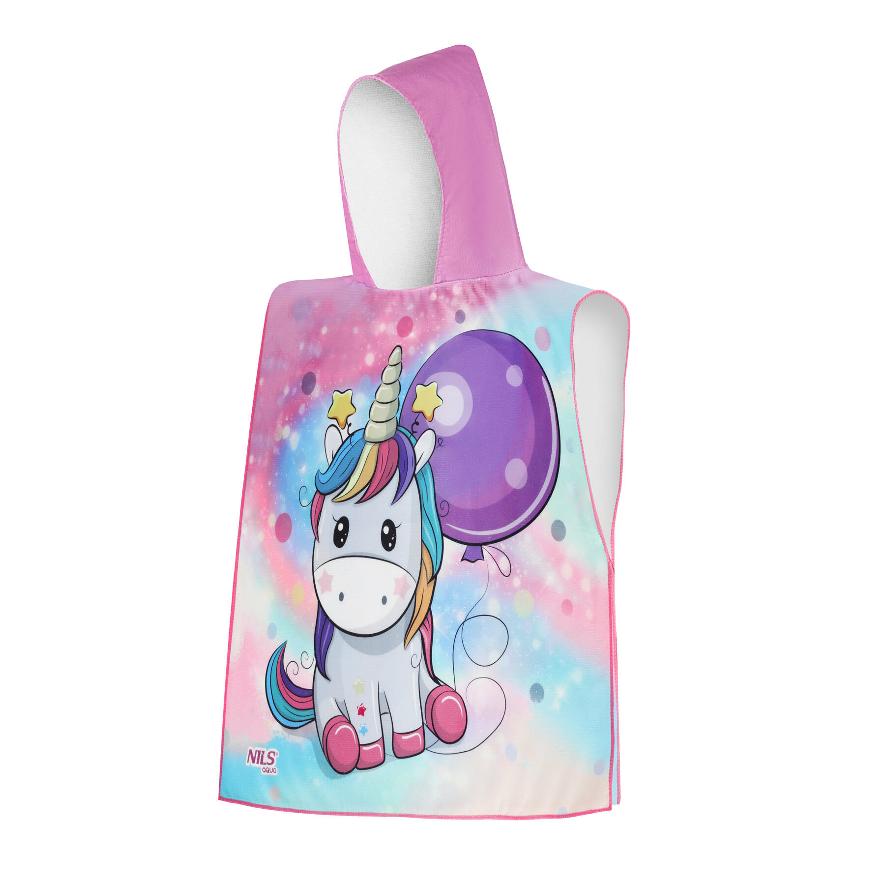 NILS Poncho handdoek Unicorn NAR20 NILS AQUA