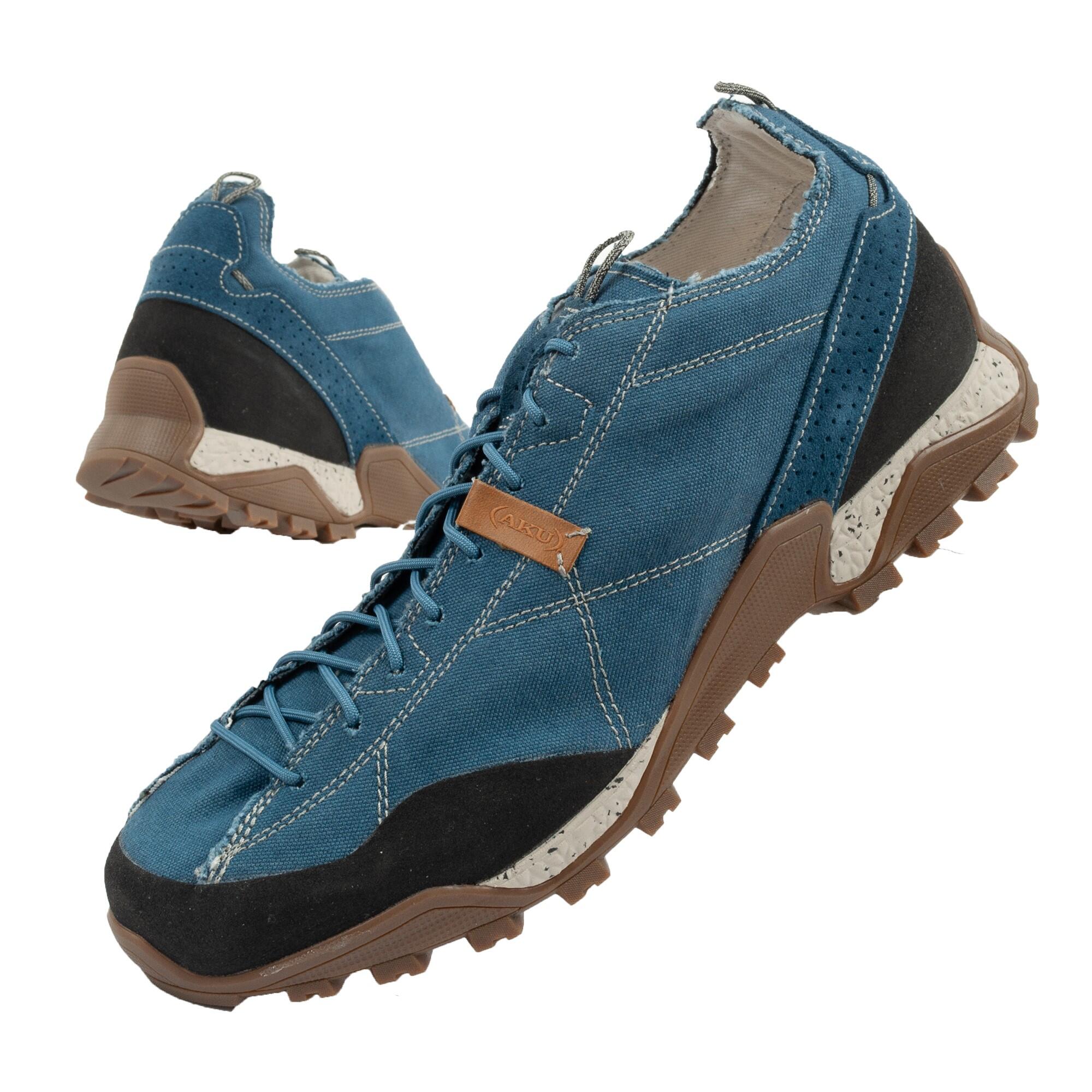 Aku - Chaussures De Randonnée Aku Nativa Canvas Pour Hommes - Chaussures De Sport - Bleu - Decathlon