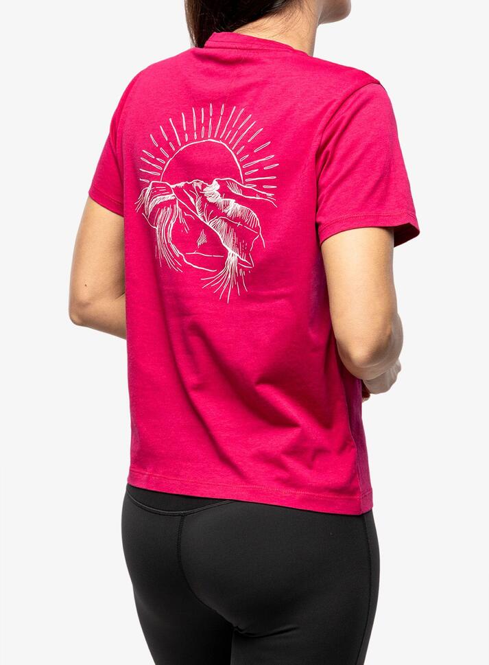 Koszulka z nadrukiem damska Inov-8 Graphic Tee SS Skiddaw